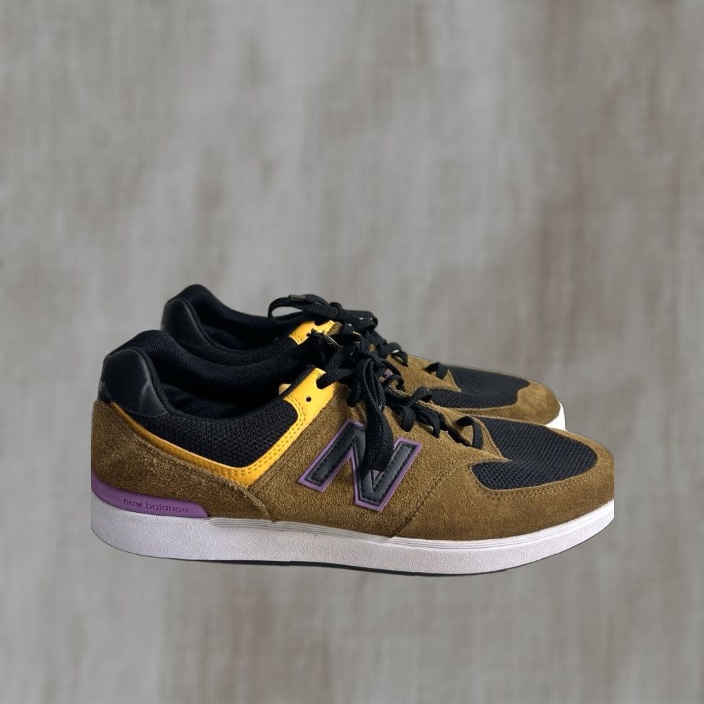 New Balance New Balance All Coasts AM574 Sneakers Men 13 Brown Black 574 Athletic Low Top Shoe Size US 13 / EU 46 - 1 Thumbnail