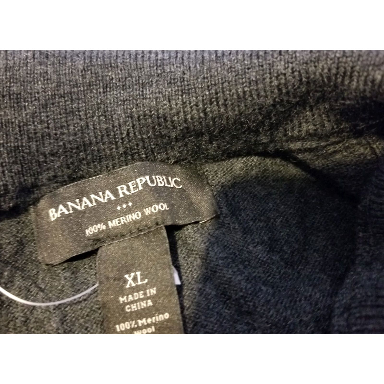 Banana Republic Mens Banana Republic Wool Sweater XL Gray Size US XL / EU 56 / 4 - 3 Thumbnail