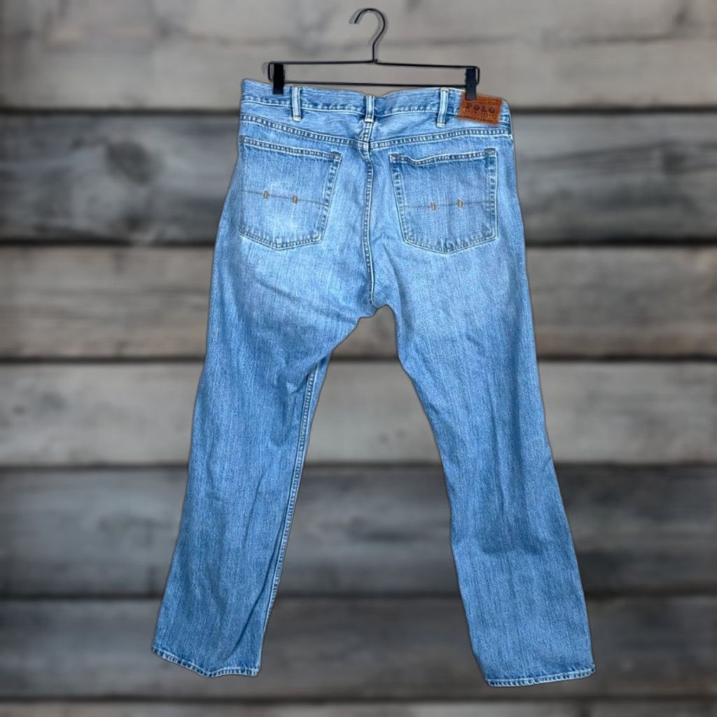 Polo Ralph Lauren Polo Ralph Lauren Jeans Men's 38 x 32 Blue Classic Fit Mid Rise 5-Pocket Denim Straight Size US M / EU 48-50 / 2 - 1 Thumbnail