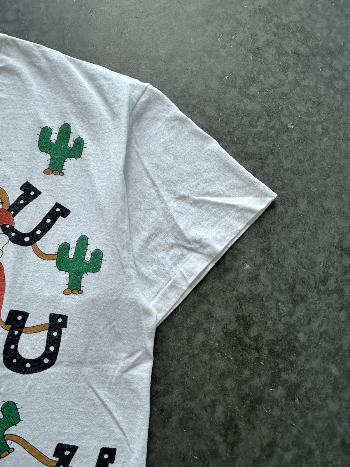 Vintage Vintage 90s Bam Bam and Pebbles Flintstones AOP Graphic Tee Size US XL / EU 56 / 4 - 4 Thumbnail