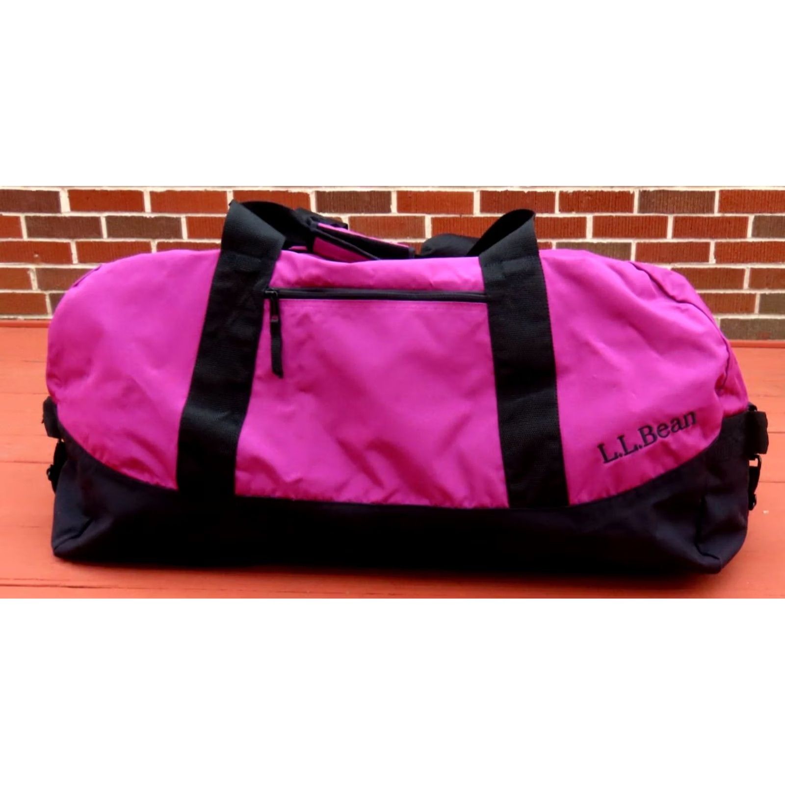 Vintage VINTAGE LL Bean Adventure Purple Large Duffle Bag 31"x12"x15" #155536 Size ONE SIZE - 7 Thumbnail