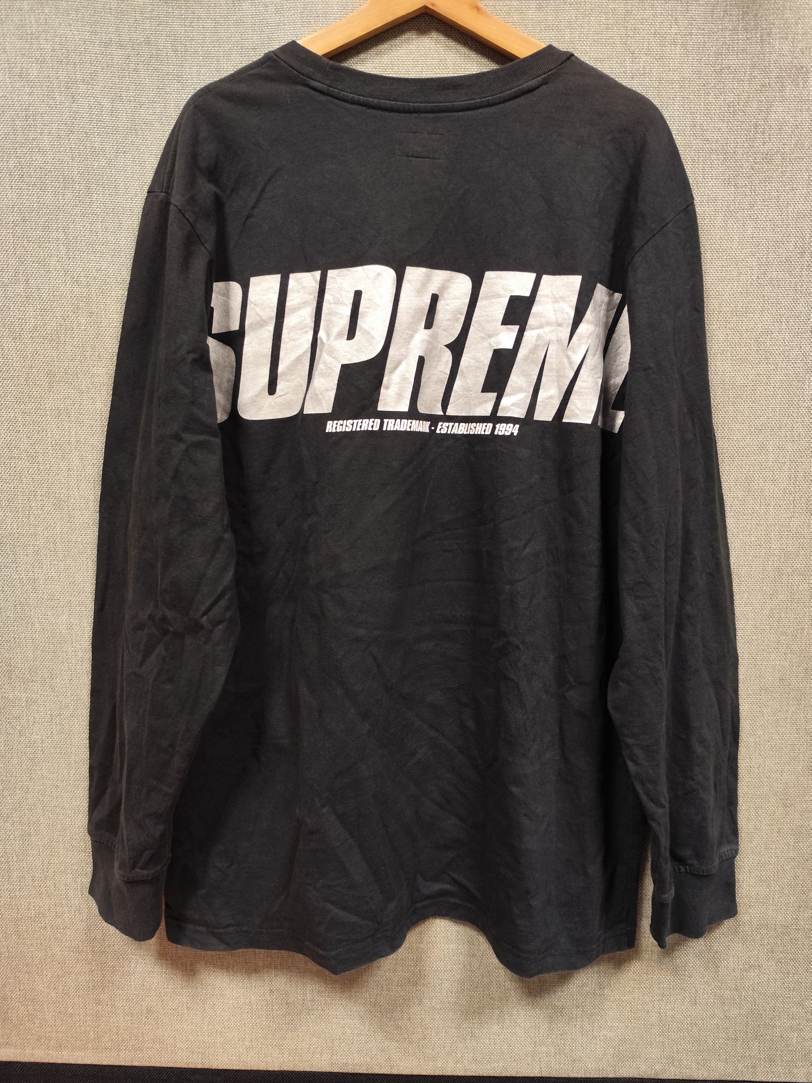 Supreme supreme trademark long sleeve Size US XL / EU 56 / 4 - 1 Thumbnail