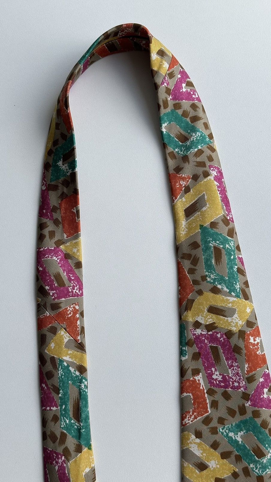 Missoni Missoni Men Painted Classic Tie Made In England 100% Silk Size ONE SIZE - 8 Thumbnail