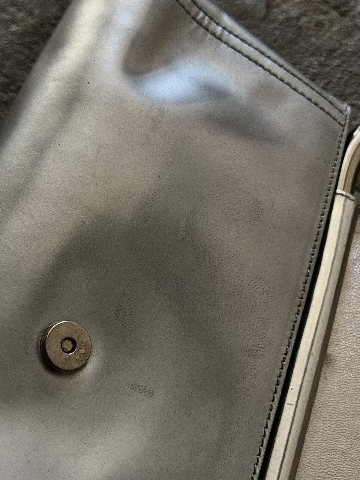 Prada Archive Prada - Miuccia - SS2003 - Silver Metal Swing Bag Size ONE SIZE - 19 Thumbnail
