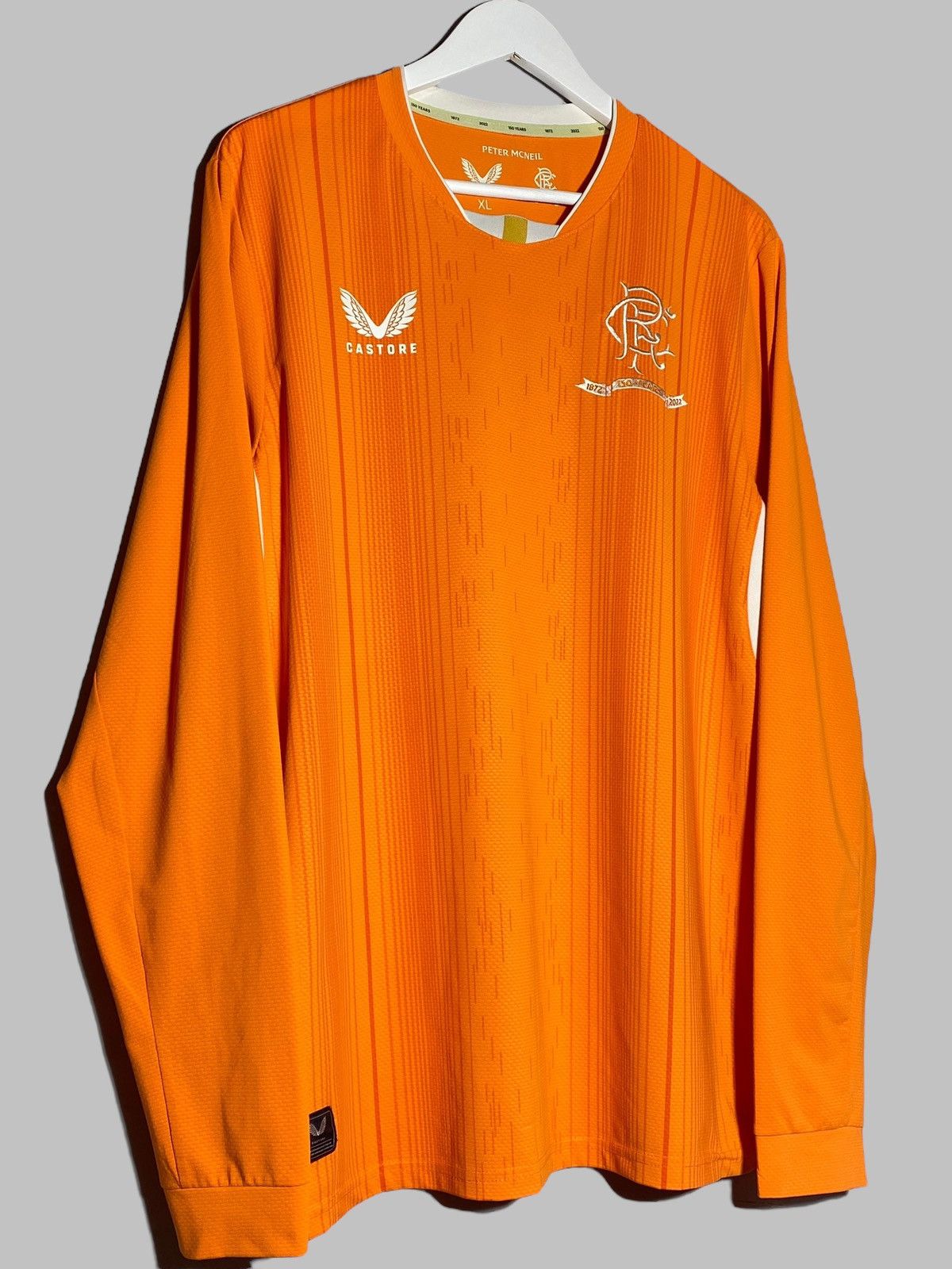 Other Rangers FC 150 Years Orange Jersey Castore Long Sleeve Size US XL / EU 56 / 4 - 3 Thumbnail