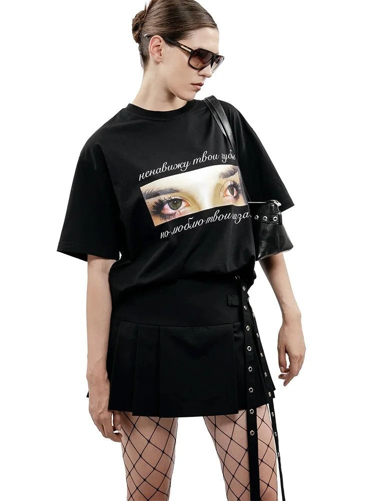 Other Y2k Streetwear Eye Cotton Summer T-Shirt Size US XL / EU 56 / 4 - 2 Thumbnail