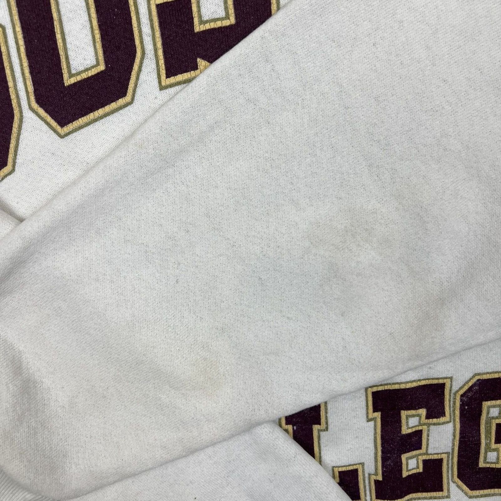 Vintage Vintage 90s Boston College Sweatshirt Collegiate Pullover Size US L / EU 52-54 / 3 - 4 Thumbnail