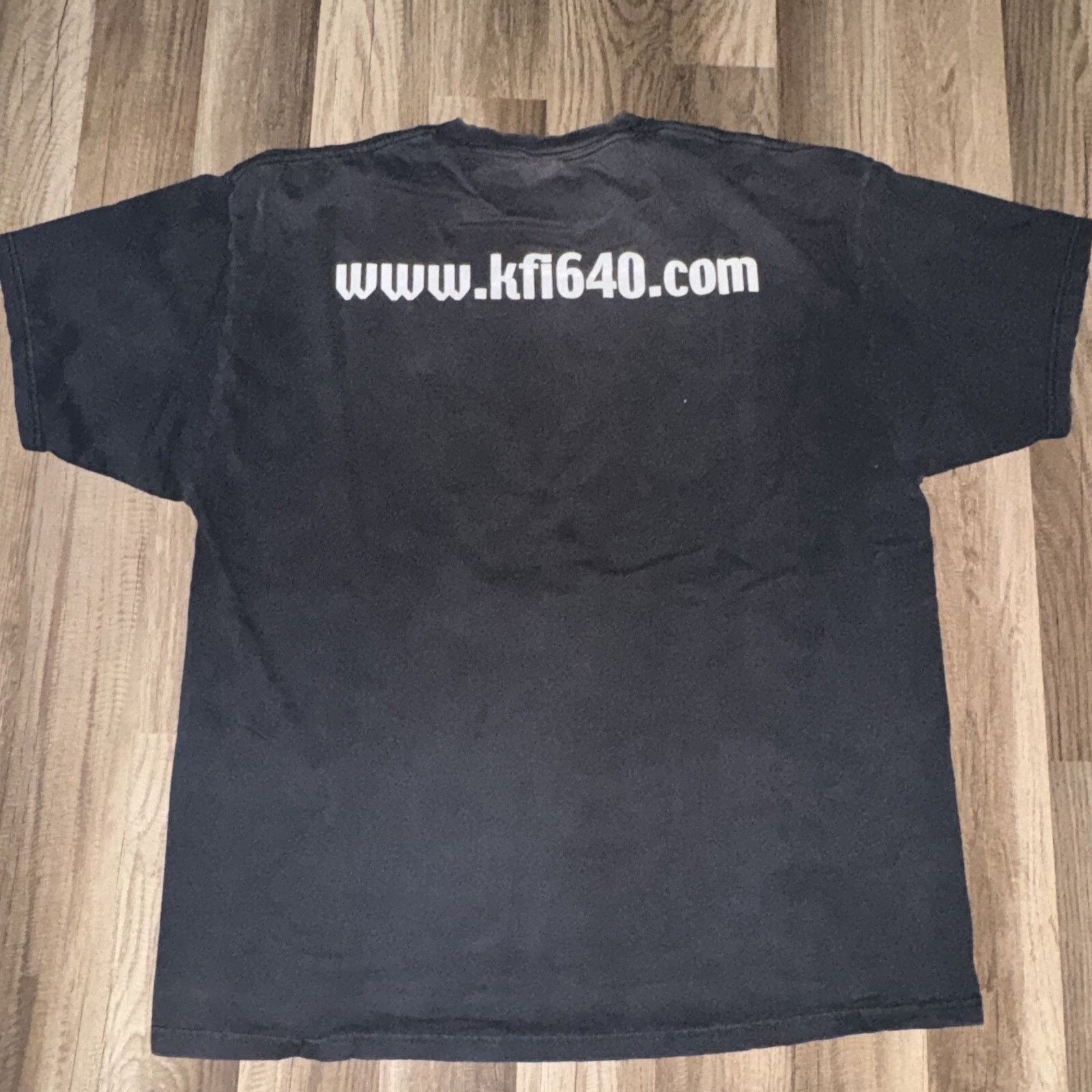 Band Tees × Hanes × Vintage Vintage Radio Band Tee 22x28 Black XL 90s Y2K Size US XL / EU 56 / 4 - 5 Thumbnail