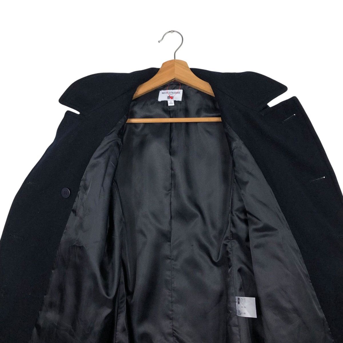 Japanese Brand 📌Vintage Wool Jacket Double Breast Ines De La Fressange Size US M / EU 48-50 / 2 - 15 Thumbnail
