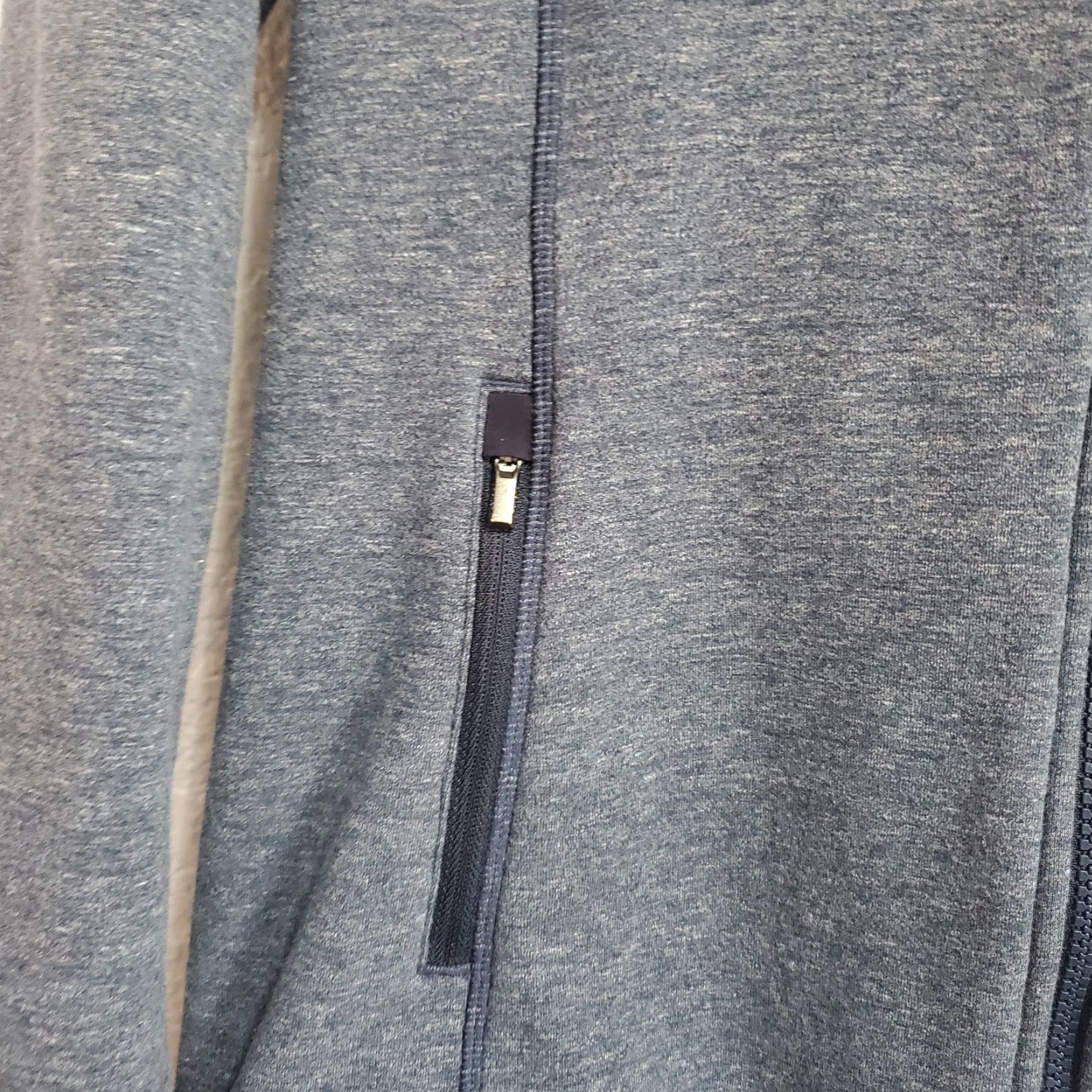Athleta Athleta Sweatshirt Women Heather Blue M Full Zip Hooded Heavyweight Long Stretch Size M / US 6-8 / IT 42-44 - 6 Thumbnail