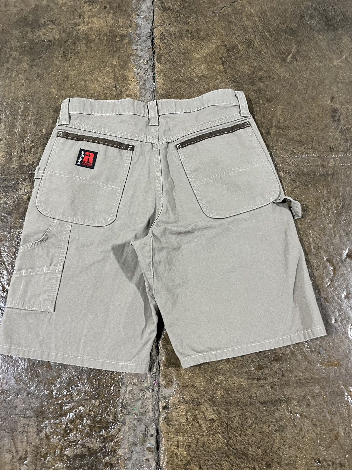 Carhartt × Vintage × Wrangler Crazy Y2K Carhartt Style Wrangler Carpenter Workwear Shorts Size US 32 / EU 48 - 3 Thumbnail