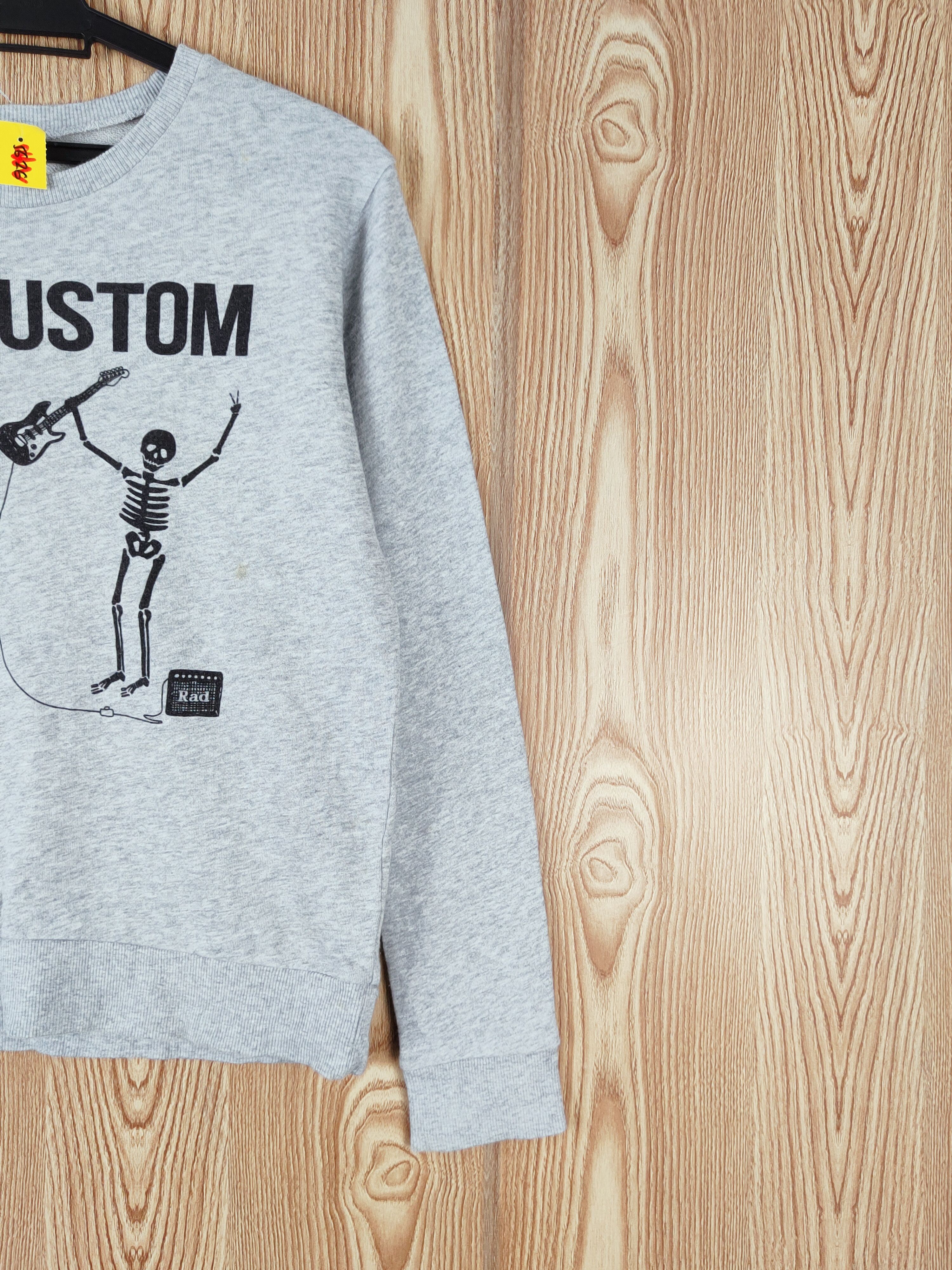 Japanese Brand × Vintage Rad Custom Special Edition Gray Sweatshirts #W172 Size S / US 4 / IT 40 - 7 Thumbnail