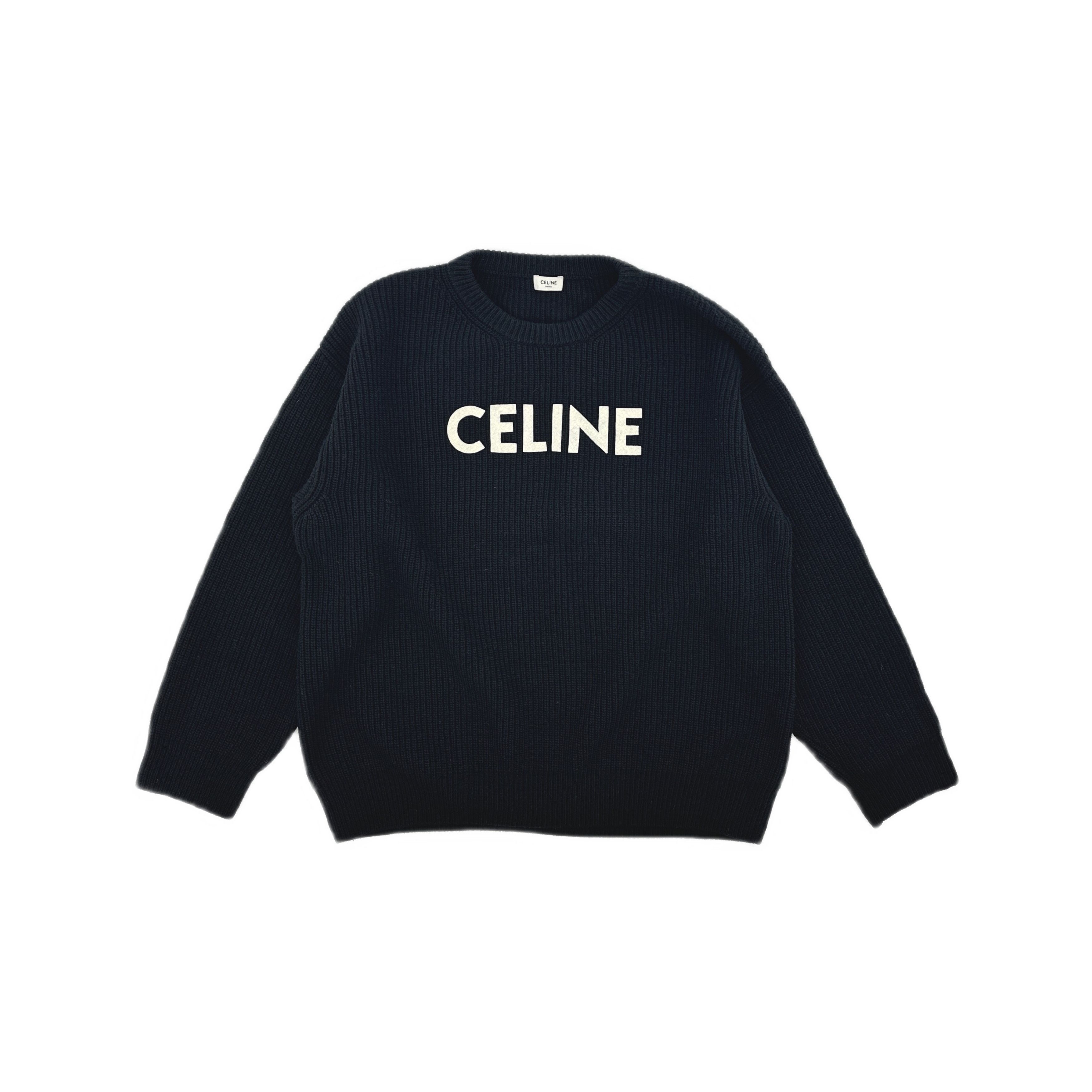 Celine Celine Logo Wool Sweater Size M Size M / US 6-8 / IT 42-44 - 1 Thumbnail