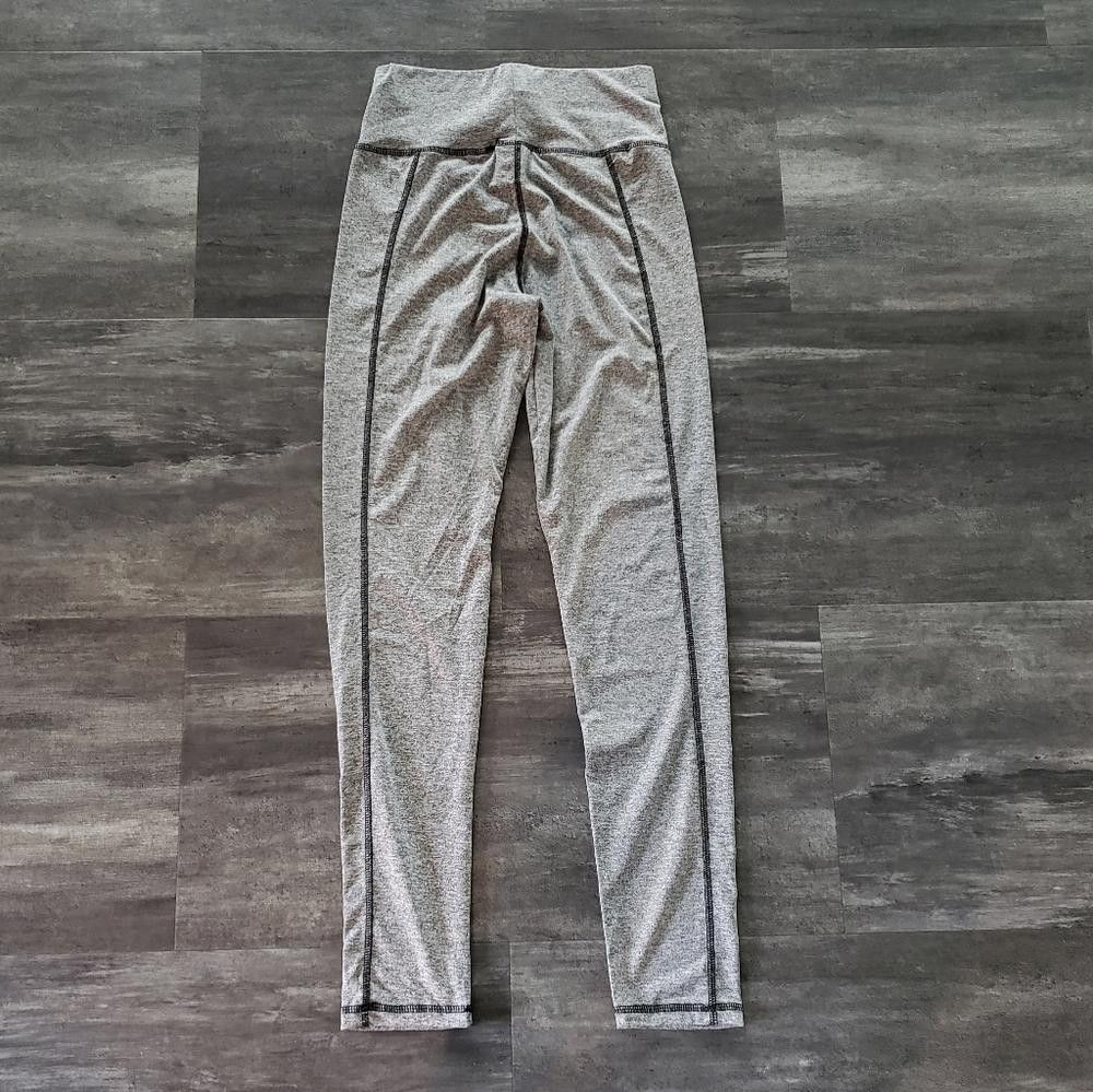 Shein Grey Heathered SHEIN High Waisted Athletic Legging Size 28" / US 6 / IT 42 - 2 Thumbnail