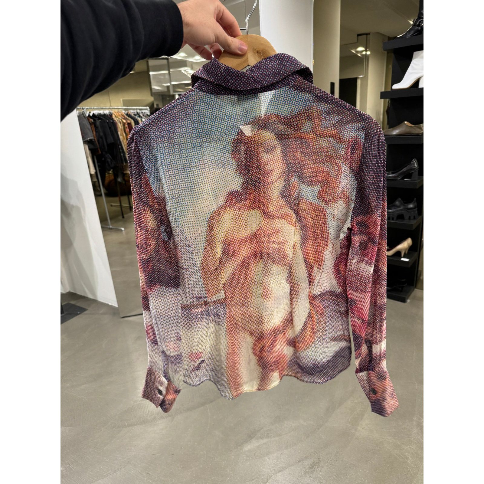 Dolce & Gabbana S/S 1996 D&G “Nascita di Venere” Botticelli shirt Size M / US 6-8 / IT 42-44 - 4 Thumbnail