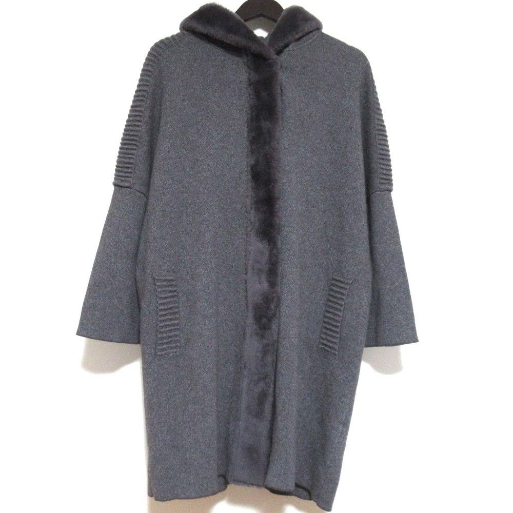 Other Other Suprema Snap Button Front Shearling Knit Hooded Coat Others Outerwear DUTY FREE for USA Size ONE SIZE - 1 Thumbnail