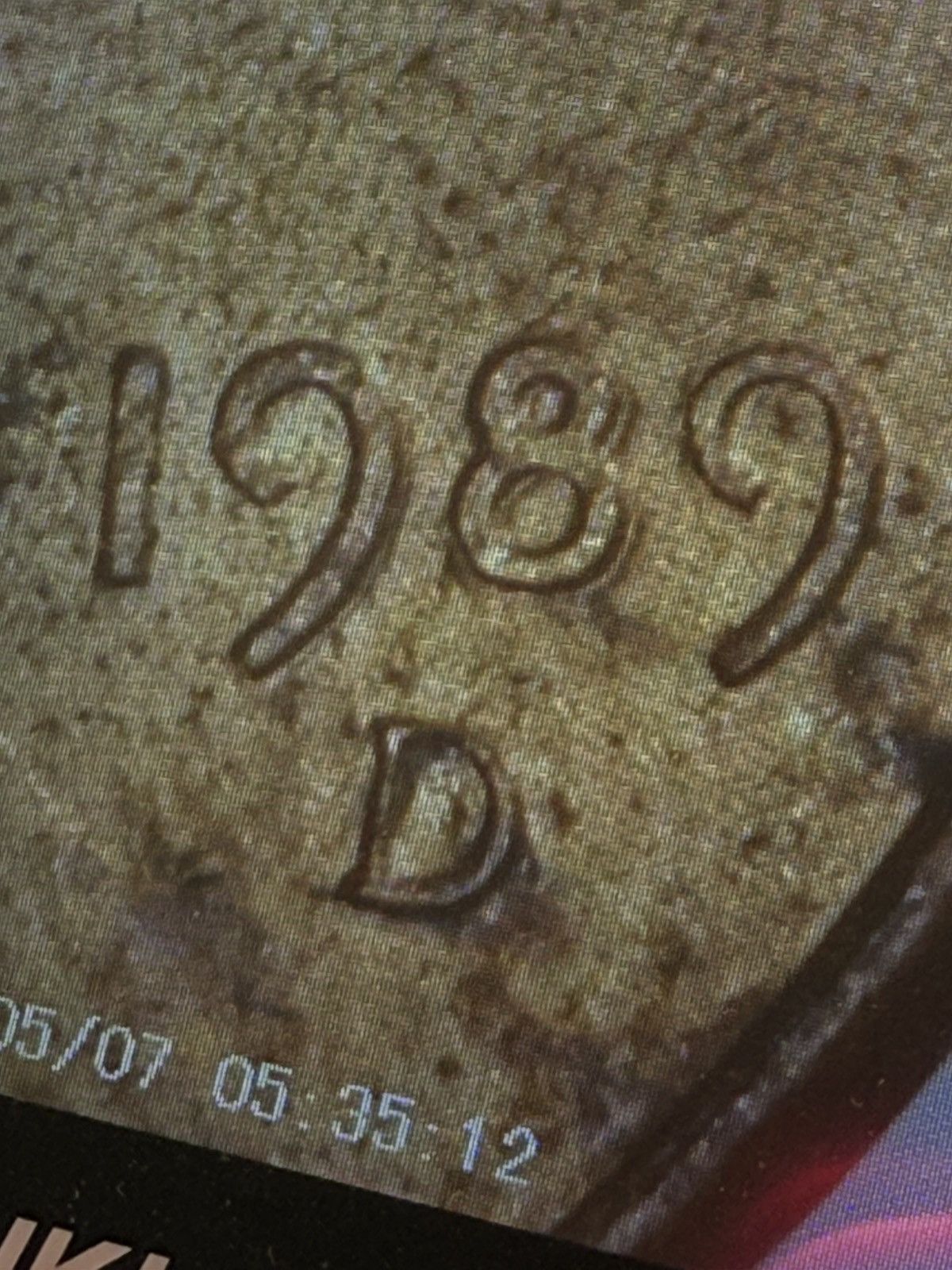 Other 1989 D Lincoln Penny - Double Die Size ONE SIZE - 3 Thumbnail