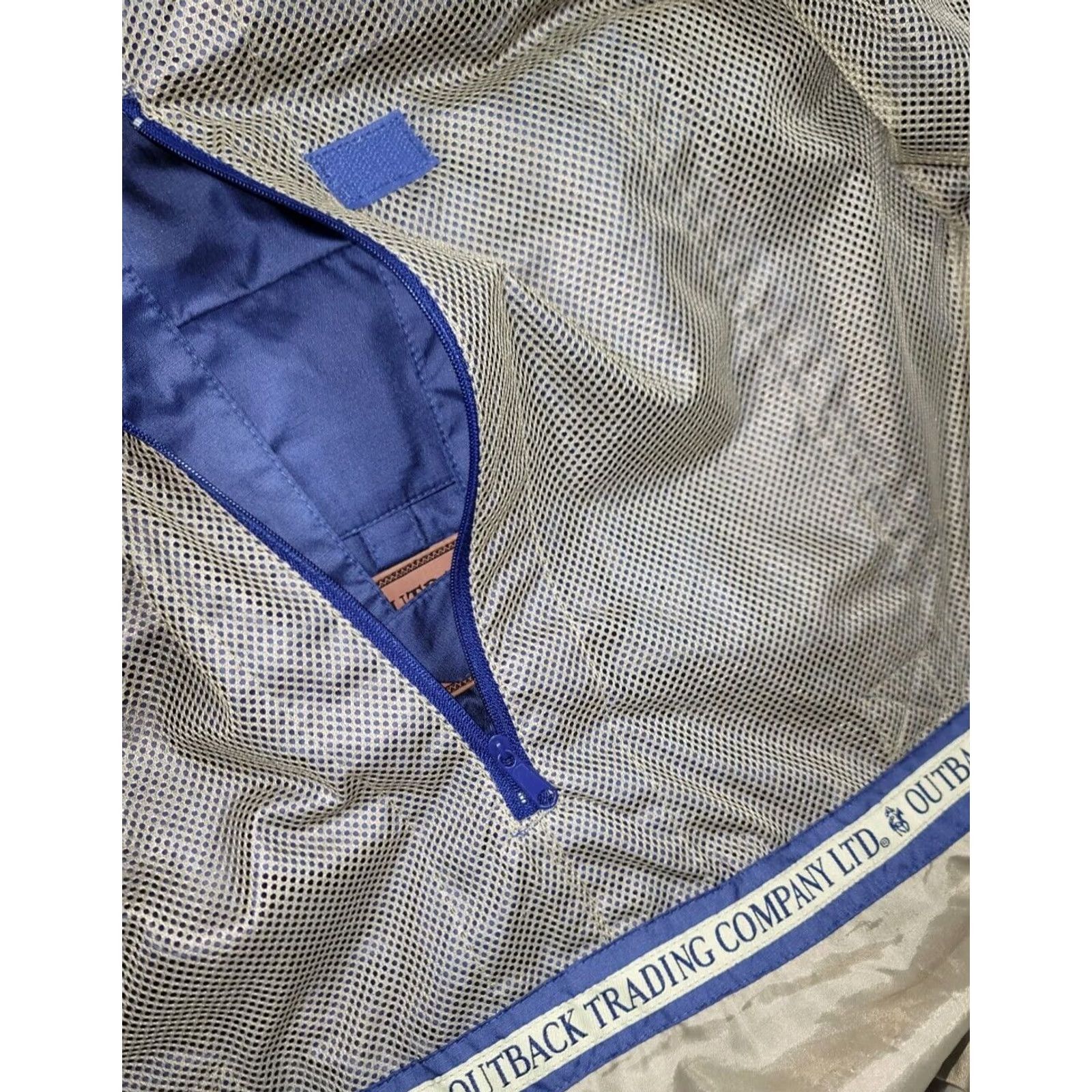 CO Outback Trading Co Pak-A-Roo Parka Hooded XS Blue Waterproof 2405 Parka Men XS Blue Waterproof Parka Size US XS / EU 42 / 0 - 5 Thumbnail