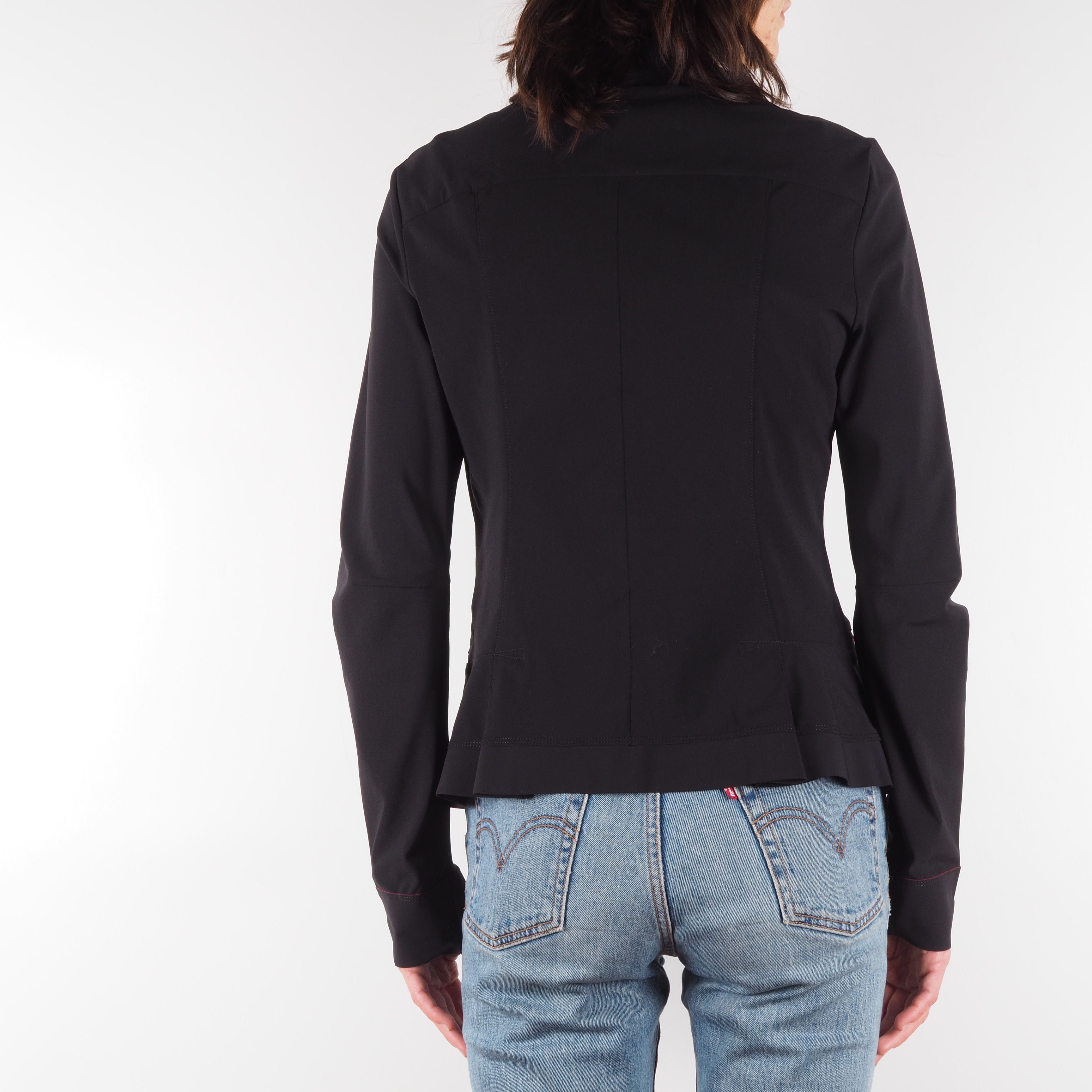 Marithe + Francois Girbaud Marithe Francois Girbaud Vintage Black Blazer Jacket Size M / US 6-8 / IT 42-44 - 2 Thumbnail