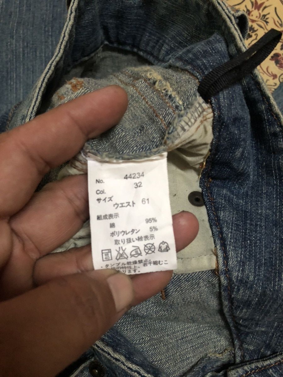 If Six Was Nine × Japanese Brand × Le Grande Bleu (L.G.B.) Flare Cargo Denim Pants Size 27" / US 4 / IT 40 - 4 Thumbnail