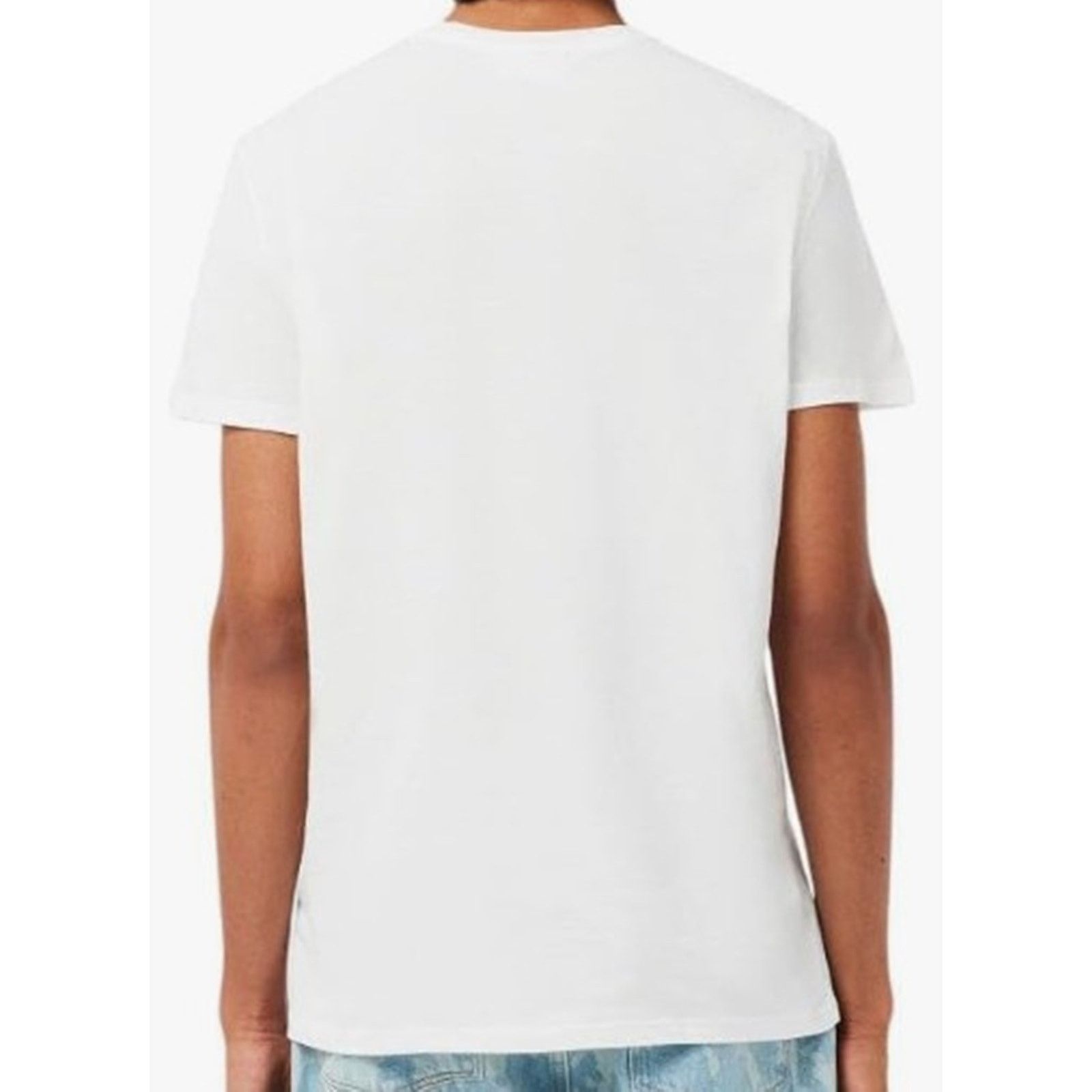 Lacoste Lacoste Men's Cotton Pima Jersey T-Shirt White X-Large Size US XL / EU 56 / 4 - 3 Thumbnail