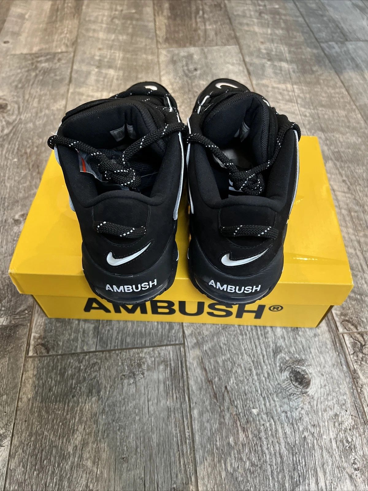 Ambush Design × Nike Nike Air More Uptempo Low AMBUSH Black Size US 10.5 / EU 43-44 - 4 Thumbnail