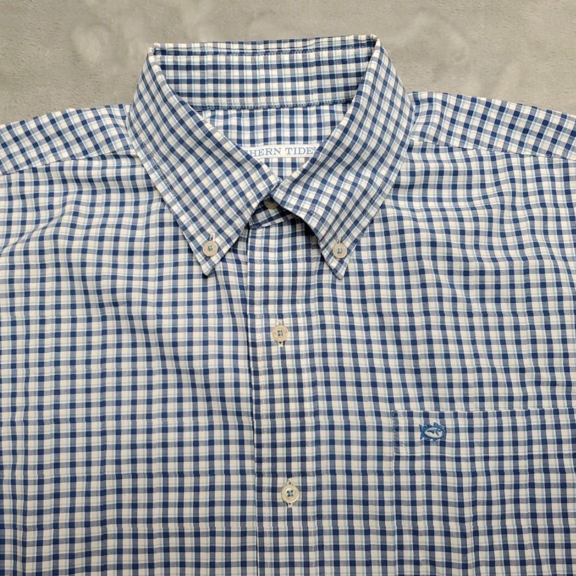 Southern Tide Southern Tide Shirt Mens M Blue Plaid Woven Long Sleeve Button-Down Preppy Casual Size US M / EU 48-50 / 2 - 3 Thumbnail
