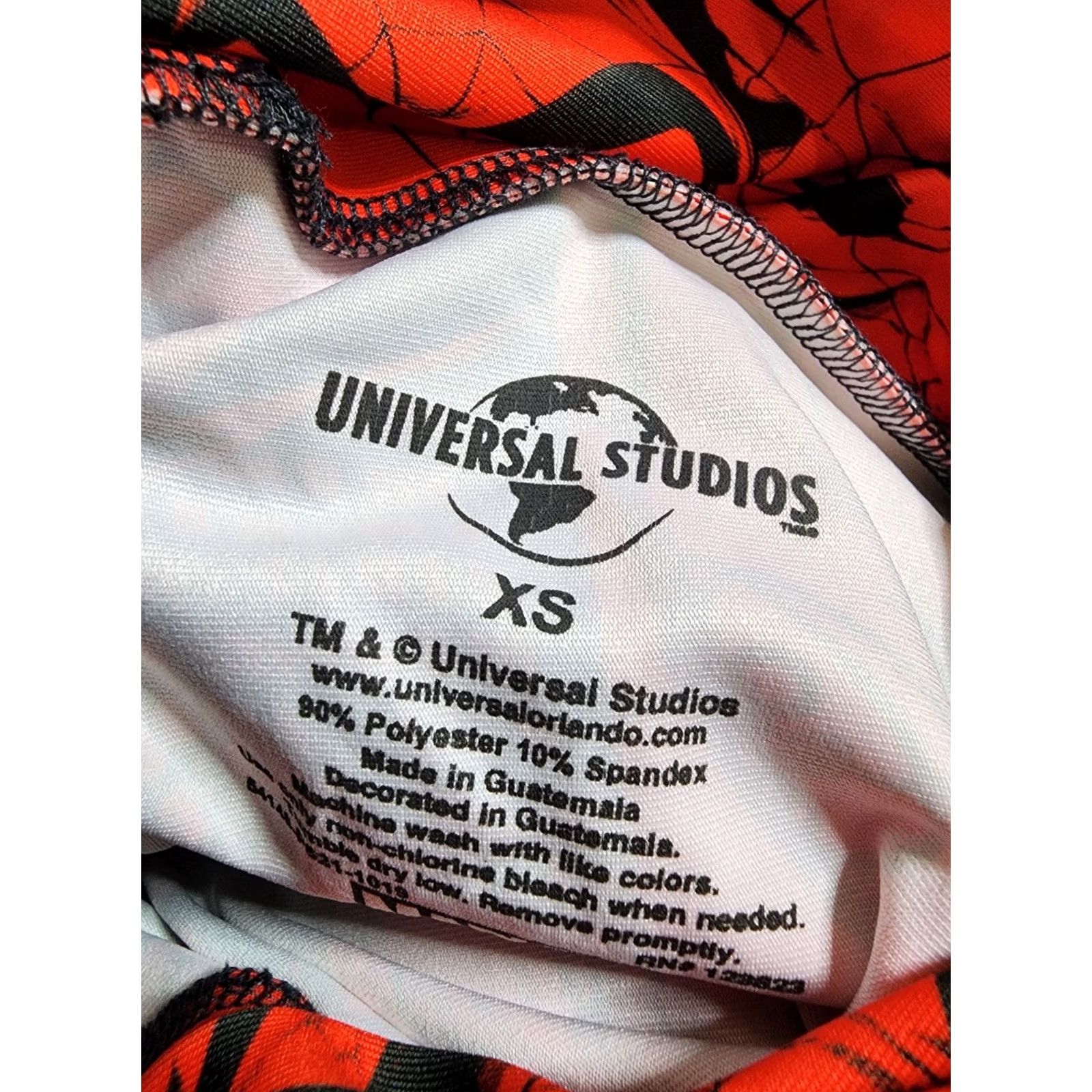 Vintage VINTAGE? Universal Studios Womens XS SPIDERMAN MARVEL COMICS Leggings Stretch Pants Size 26" / US 2 / IT 38 - 5 Thumbnail