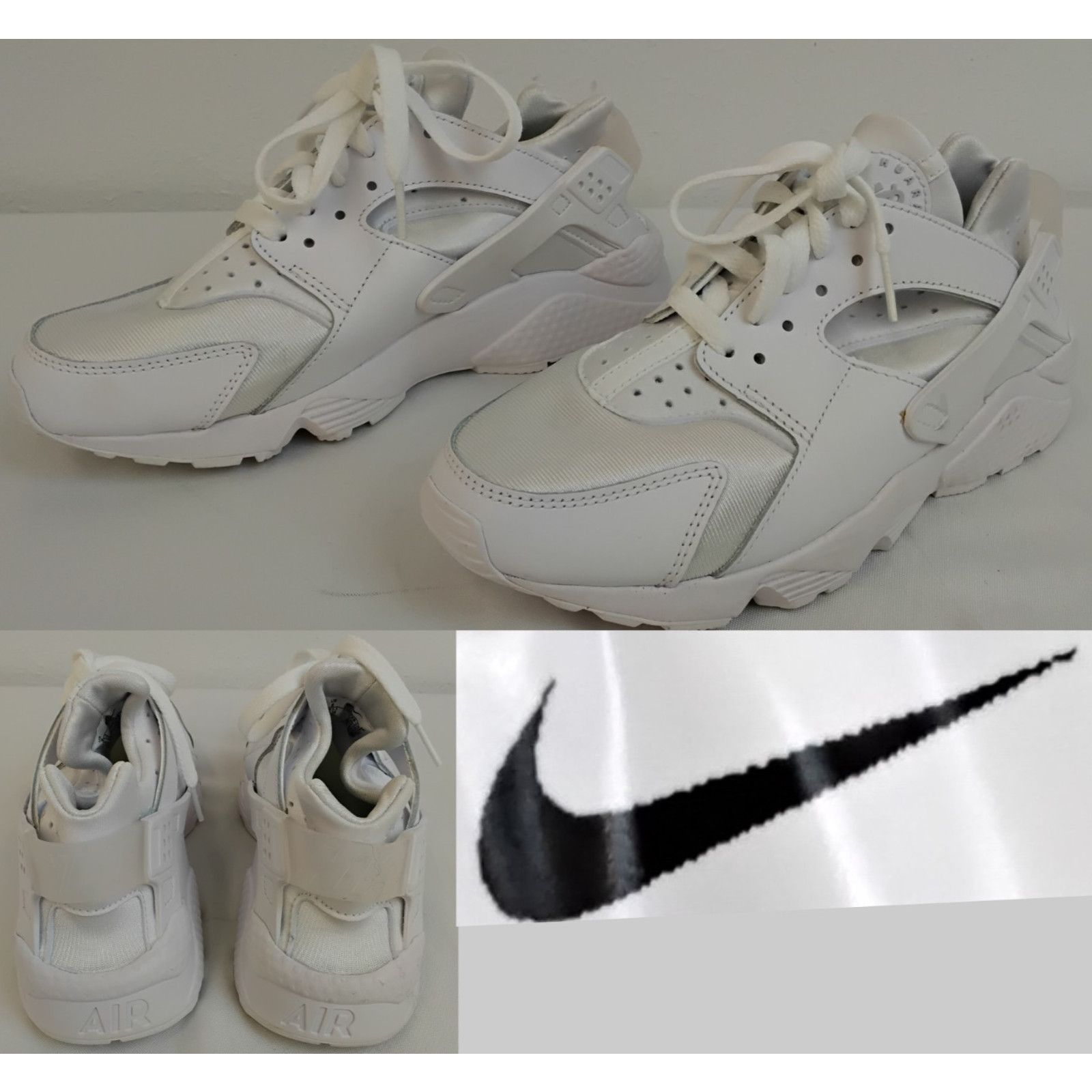 Nike Nike Air Huarache Triple White Sneakers Women's US Size 8 Size US 8 / IT 38 - 1 Thumbnail