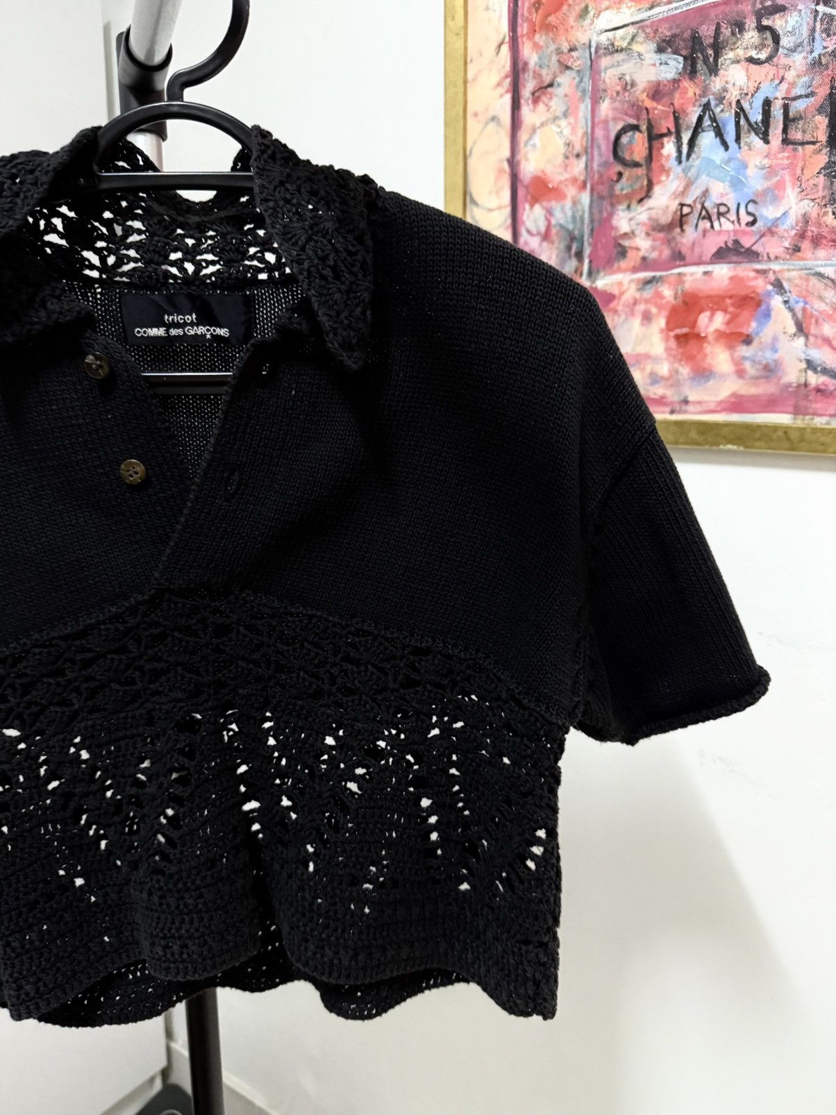 Comme des Garcons Tricot comme des garcons crop top crocheted Size S / US 4 / IT 40 - 2 Thumbnail