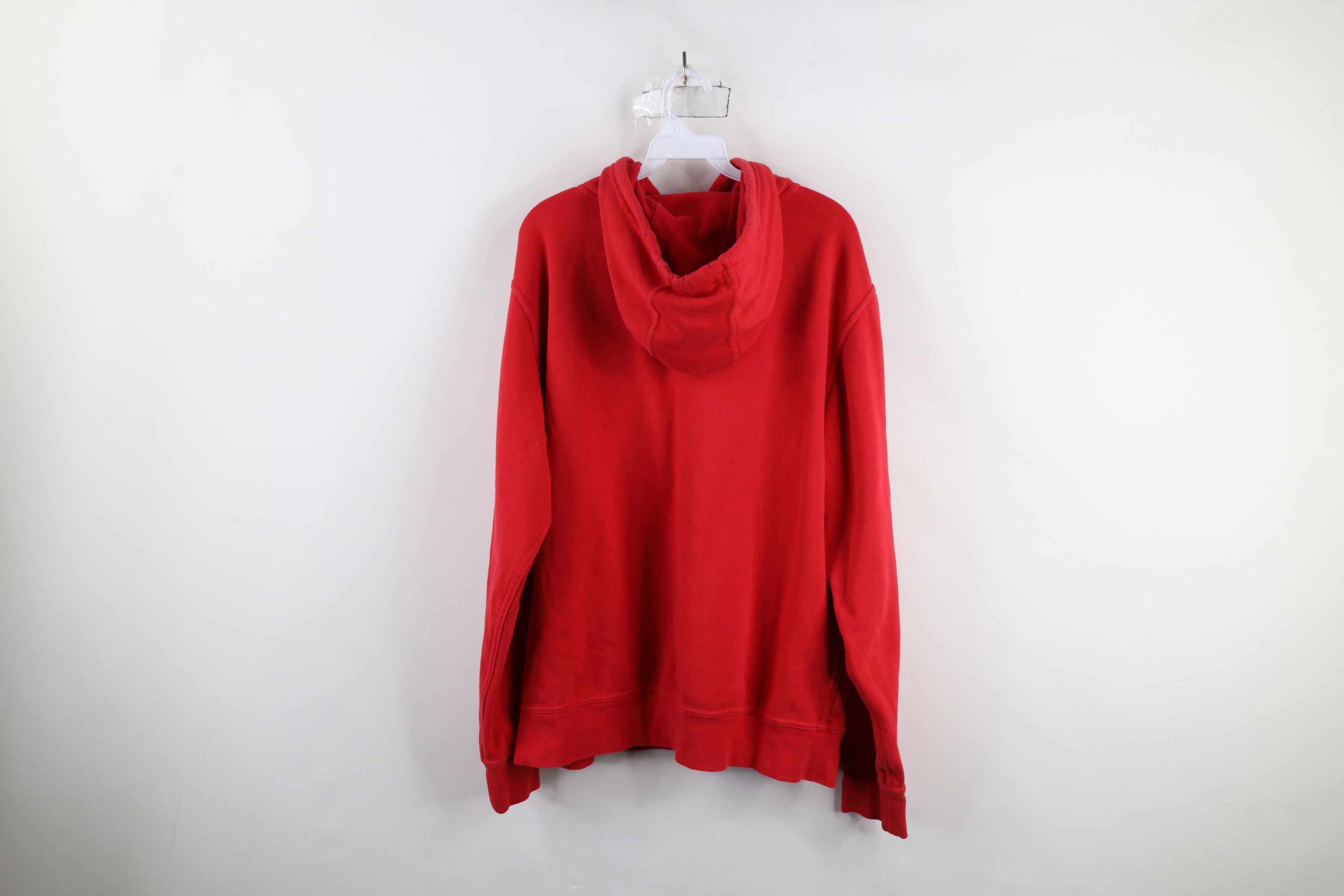 The North Face × Vintage Vintage The North Face Out Big Logo Hoodie Sweatshirt Red Size US L / EU 52-54 / 3 - 11 Thumbnail