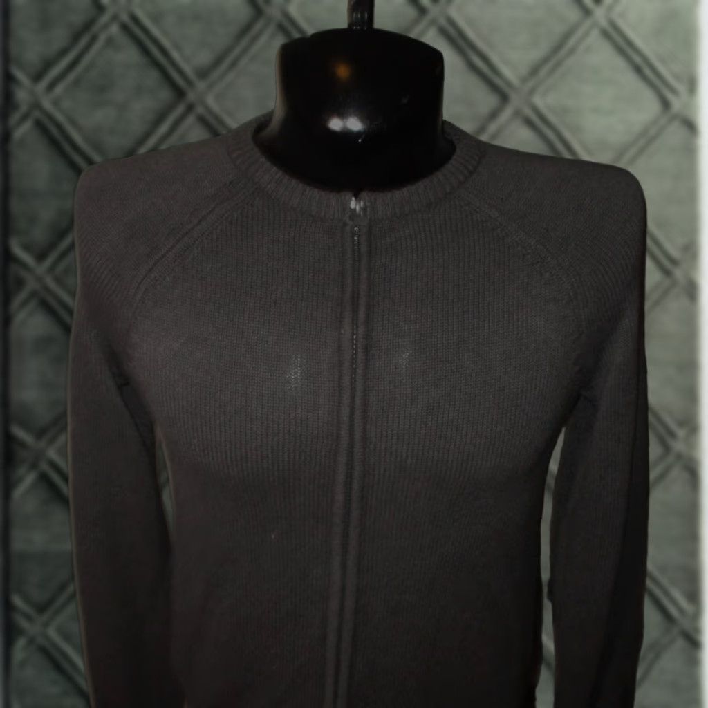 Lands' End LANDS'END Men’s Full Zip Sweater Shirt? Size US S / EU 44-46 / 1 - 1 Thumbnail