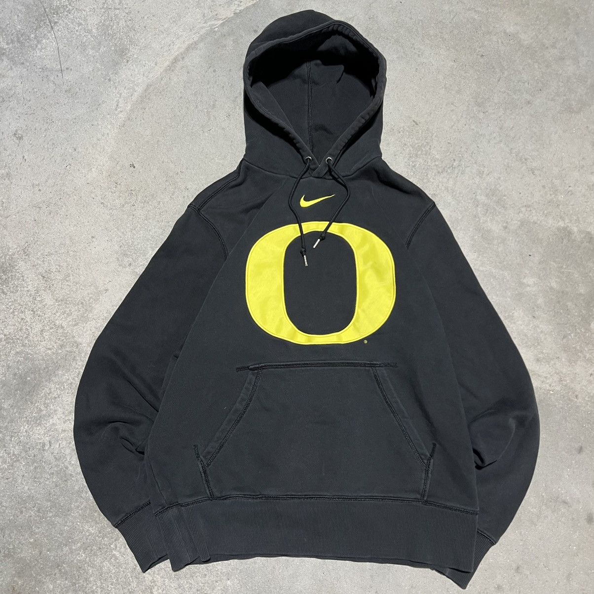 Nike × Vintage Vintage Oregon Nike Center Swoosh Hoodie Size US M / EU 48-50 / 2 - 1 Thumbnail