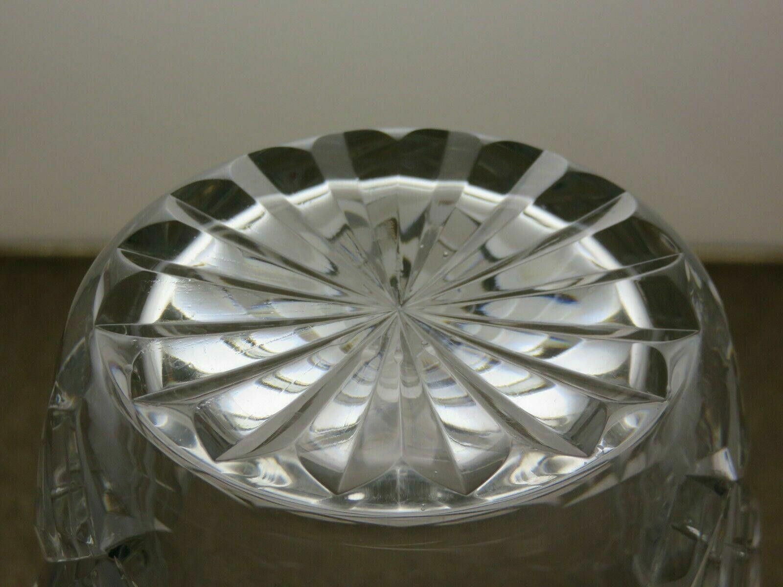 The Unbranded Brand Wordsley Lead Crystal Cut Glass Round Decanter 11" Size ONE SIZE - 8 Thumbnail