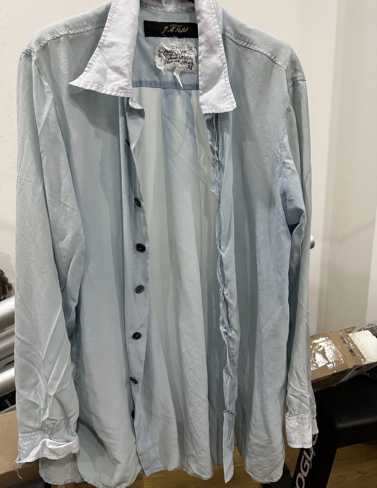 Archivio J.M. Ribot 52 / Archivio JM Ribot Silk shirts (weared G.D) Size US L / EU 52-54 / 3 - 2 Thumbnail