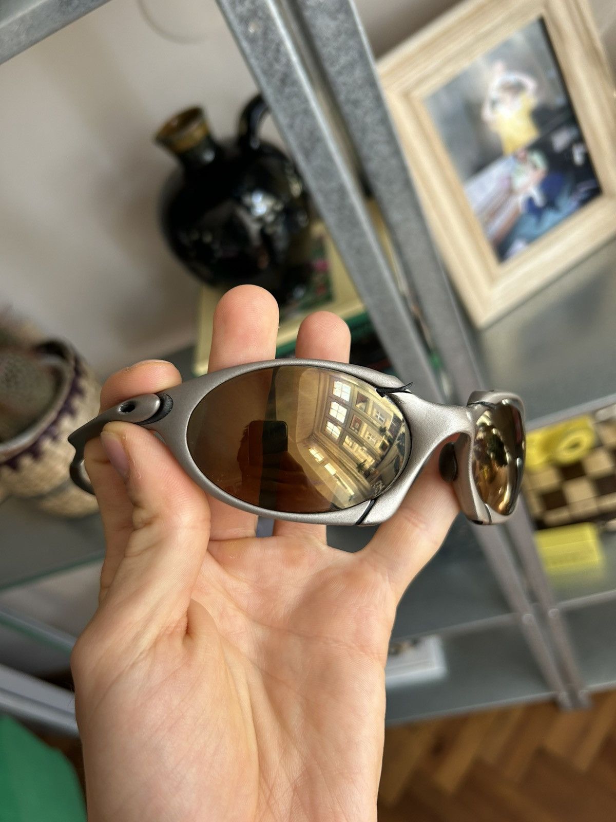 Oakley Vintage Oakley Romeo X Metal 90s Ultra Rare Archive Designer Size ONE SIZE - 11 Thumbnail