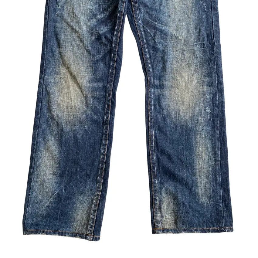 14th Addiction FLARE Red Pepper Japan Patch Wings Jeans Size US 32 / EU 48 - 3 Thumbnail