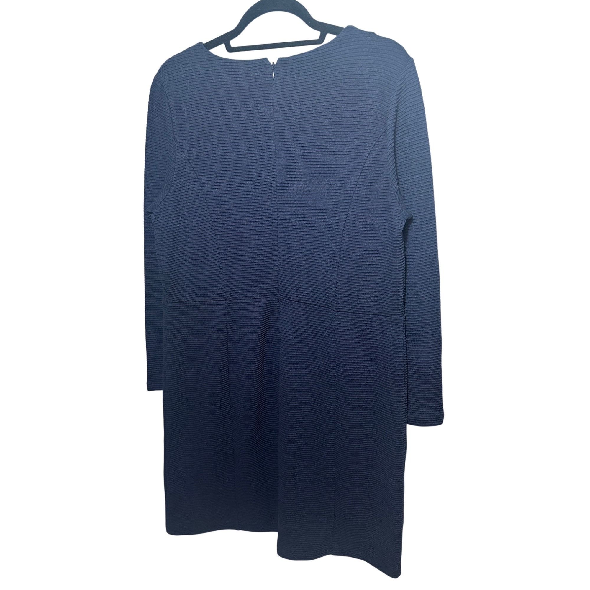 Boden Boden Navy Blue Burgundy Colorblock Textured Ponte Shift Dre Size XL / US 12-14 / IT 48-50 - 4 Thumbnail