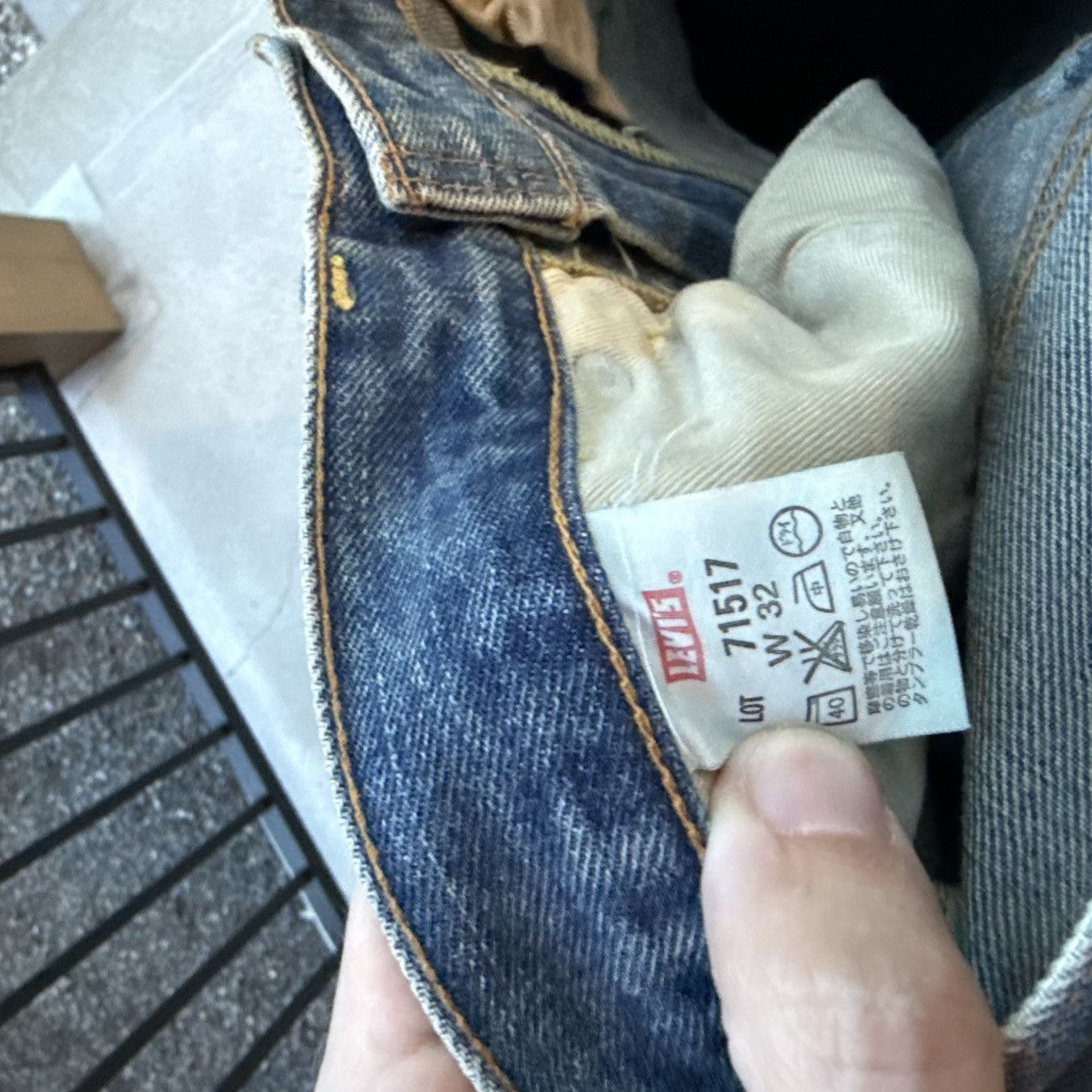 Levi's Vintage Clothing Levi’s Japan 71517 Big E 1971 Reproduction Jeans Made Japan Size US 32 / EU 48 - 5 Thumbnail