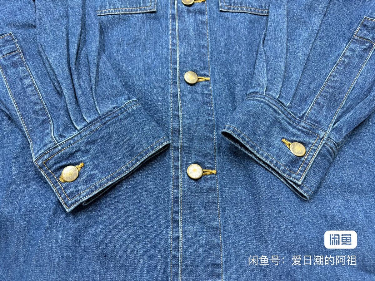 Auralee Auralee 25ss Selvedge Light Oz Denim Shirt Size US XL / EU 56 / 4 - 5 Thumbnail