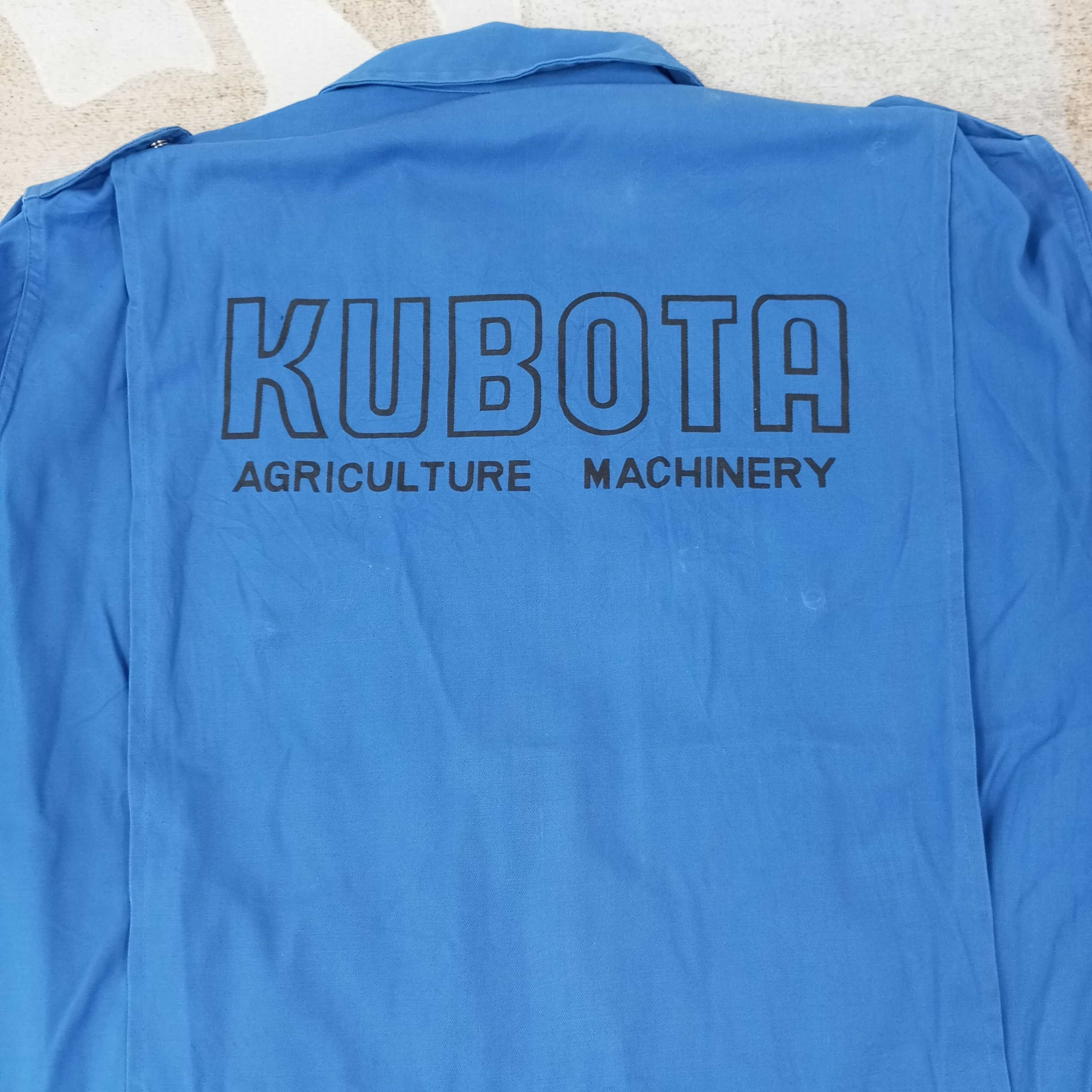 Vintage Kubota Agriculture Machiney Coverall Jacket c238n16 Size US L / EU 52-54 / 3 - 2 Thumbnail