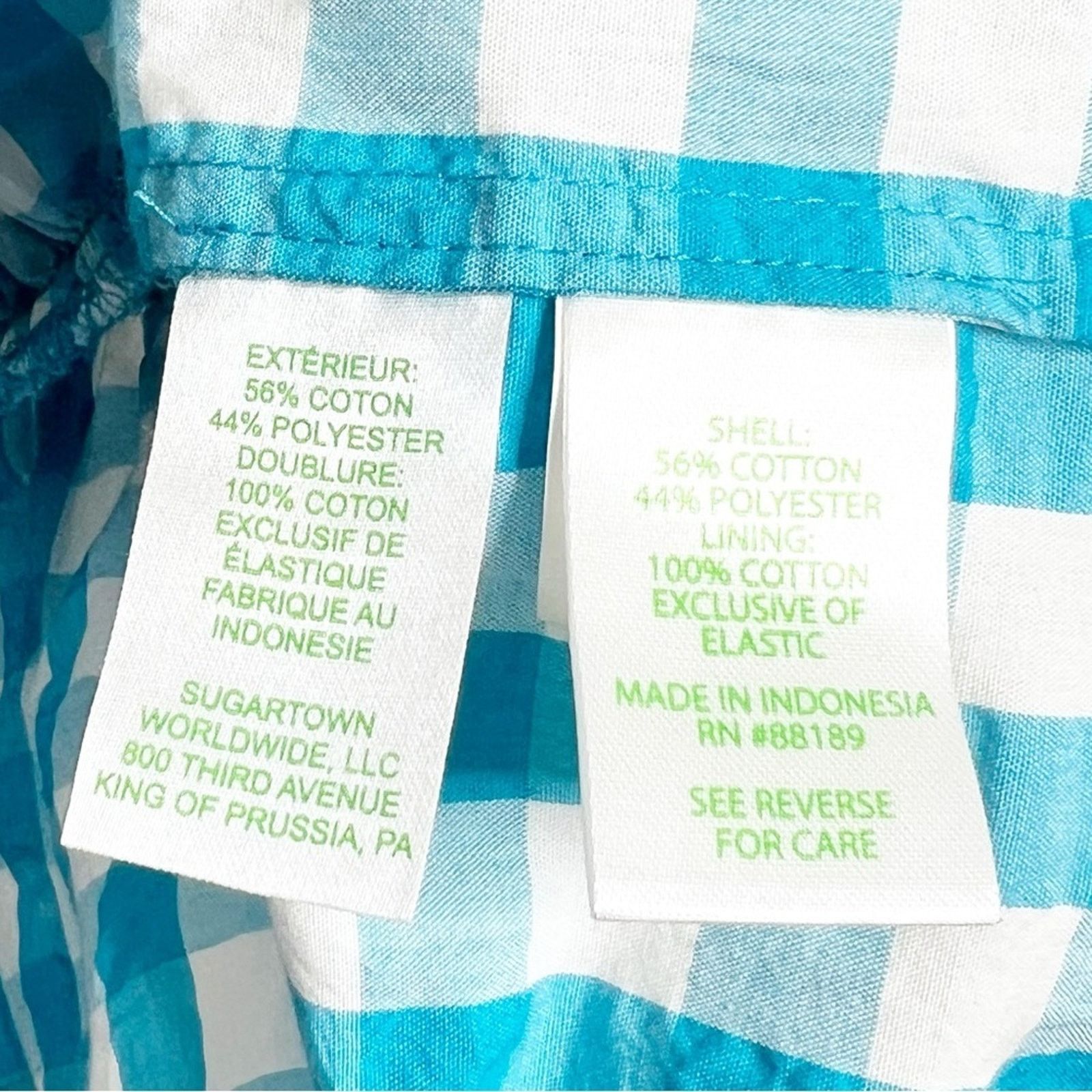 Lilly Pulitzer Lilly Pulitzer Sarafina Gingham Babydoll Women's Blouse Size L / US 10 / IT 46 - 15 Thumbnail