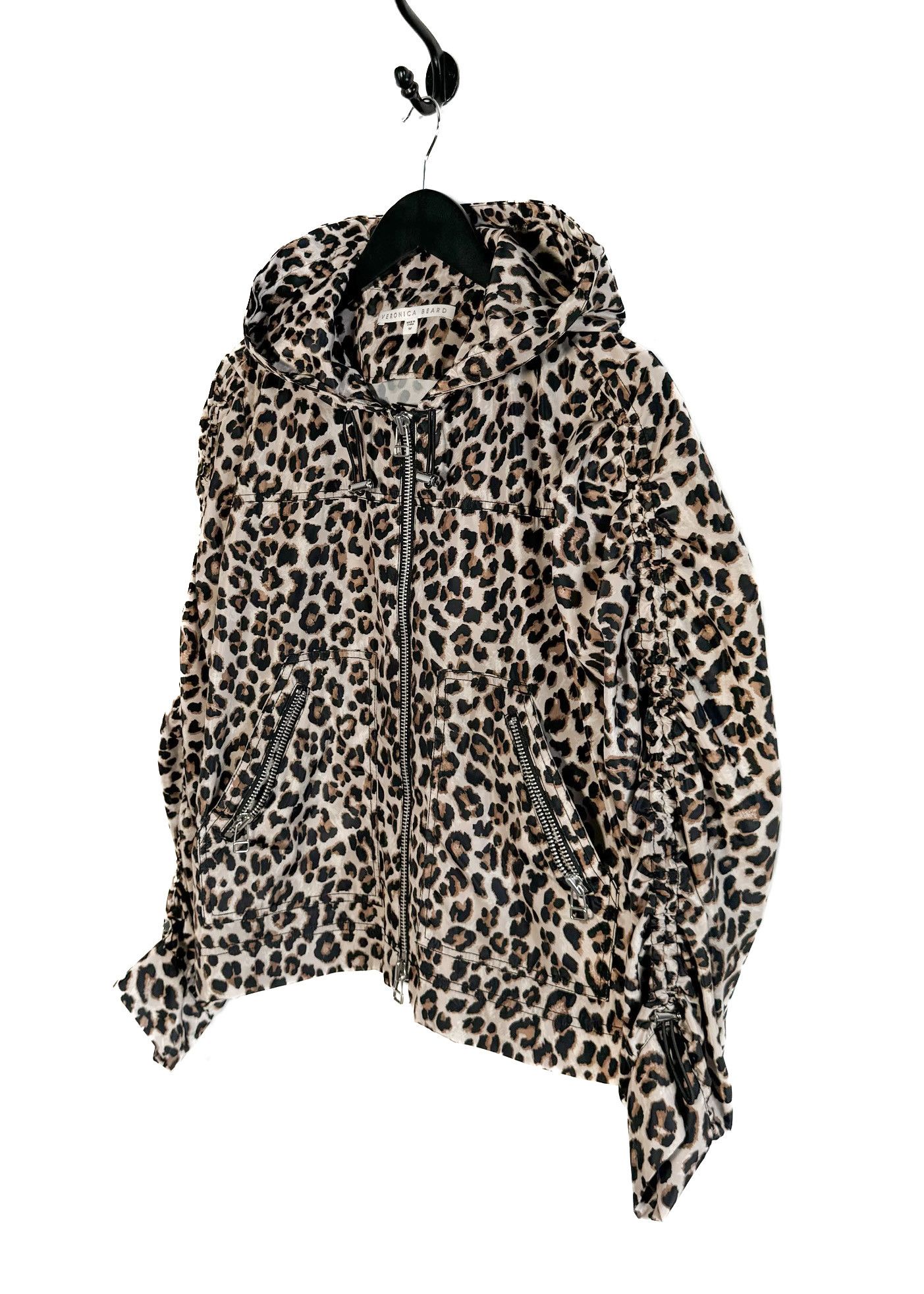 Veronica Beard Veronica Beard Leopard Print Windbreaker Utility Jacket Size M / US 6-8 / IT 42-44 - 2 Thumbnail