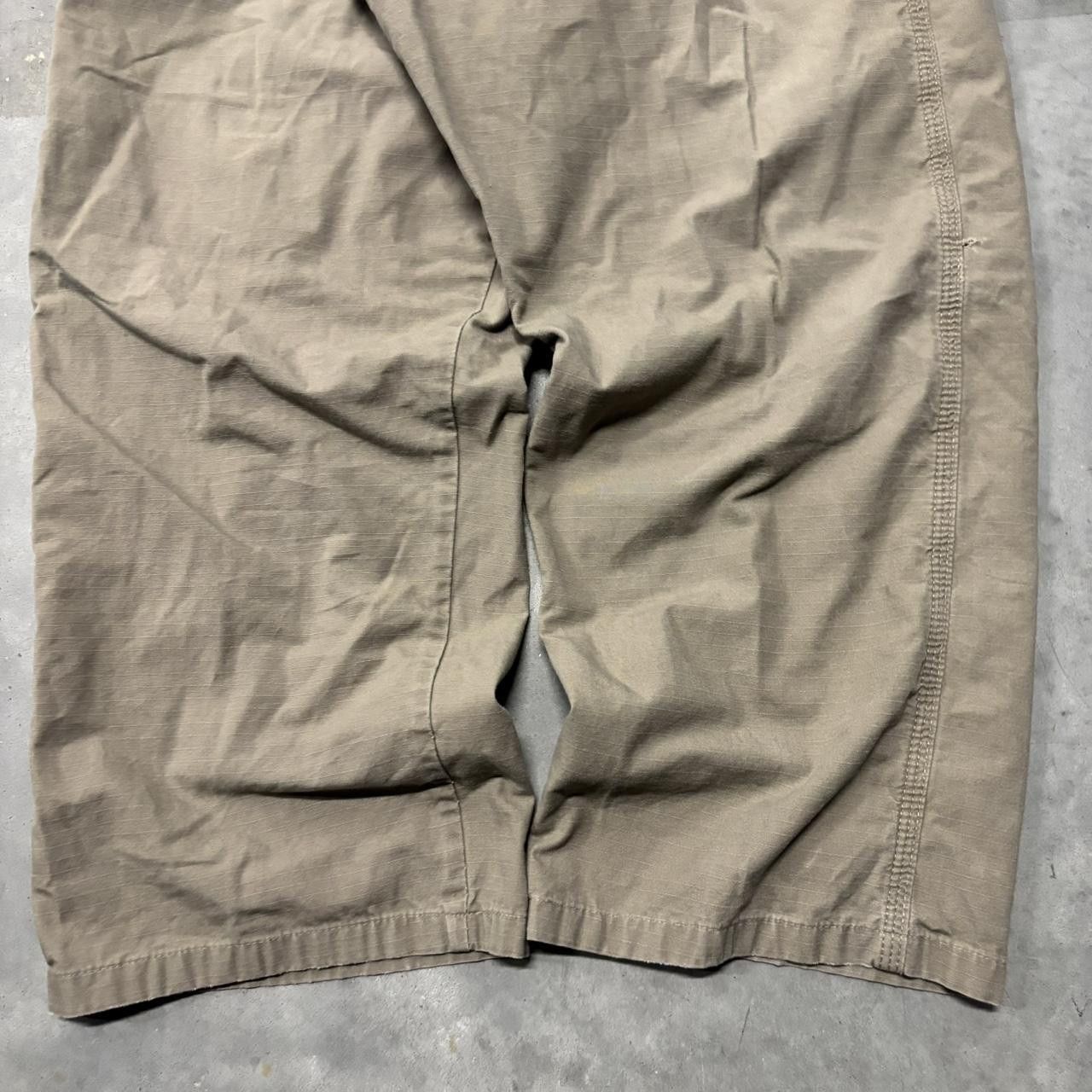 Japanese Brand × Vintage Crazy Vintage Y2K/2000s Baggy Khaki Tan Skater Workwear Pants! Size US 40 / EU 56 - 6 Thumbnail