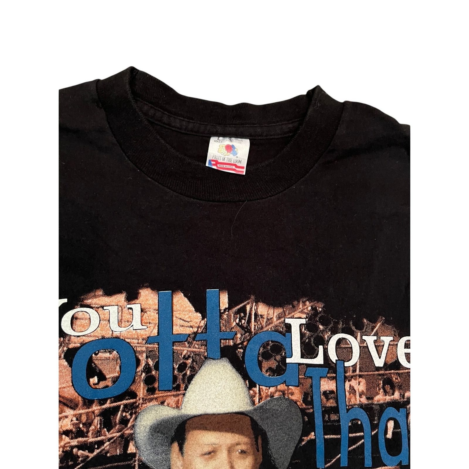 Vintage Vtg 1995 Neal McCoy Tour Shirt Single Stitch Made in USA L Size US L / EU 52-54 / 3 - 4 Thumbnail