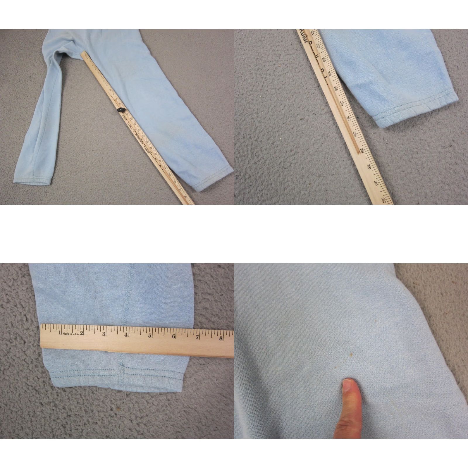 Vintage True Vintage Discus Pants Womens Medium Blue Sweat Jogger Track Fleece 70s 80s Size 32" / US 10 / IT 46 - 10 Thumbnail