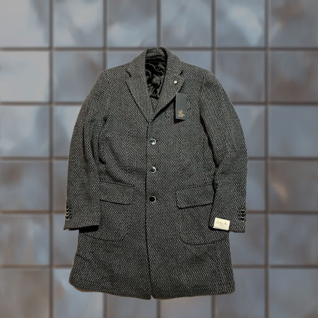 Luigi Bianchi NWT Luigi Bianchi Mantova Sartoria Wool Cashmere Overcoat Dream Coat Coat 48R Multicolor Mens Size US M / EU 48-50 / 2 - 1 Thumbnail