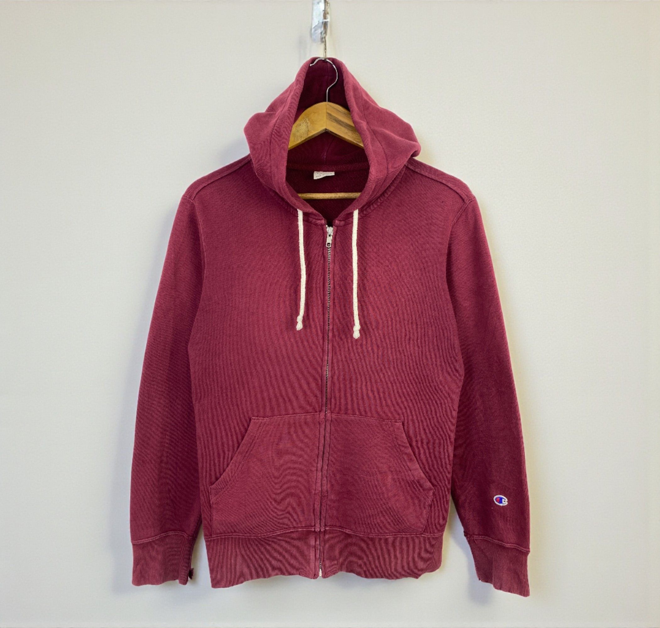 Vintage Champion Zipper Up Jumper Hoodie SH0376
