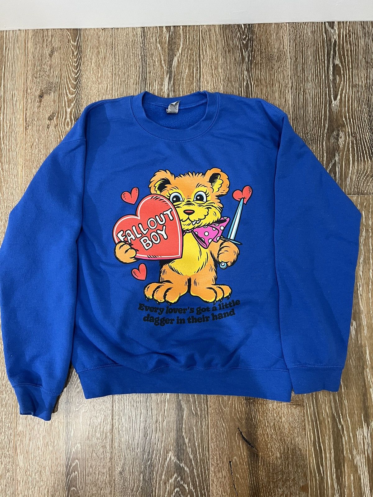 Band Tees Fallout boy dagger teddy crewneck Size US S / EU 44-46 / 1 - 1 Thumbnail