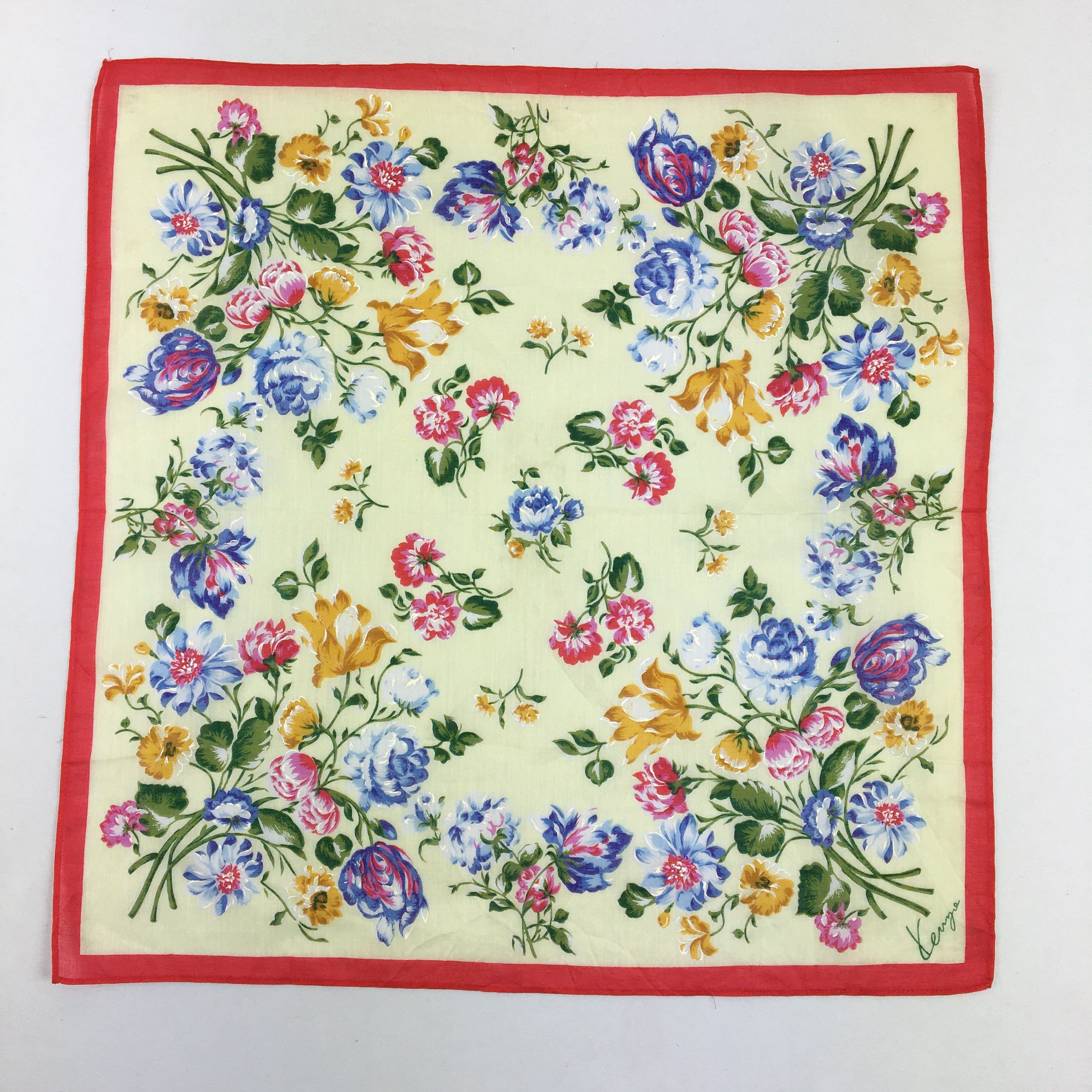 Kenzo Vintage Kenzo Handkerchief Neckerchief Bandana - AC73041 Size ONE SIZE - 2 Thumbnail